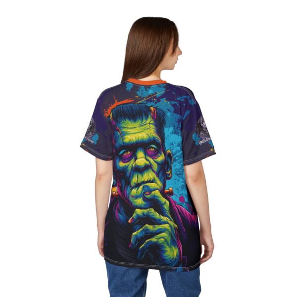 Frankenstein Pop 60's Art Style Tee Unisex (AOP) - Image 34