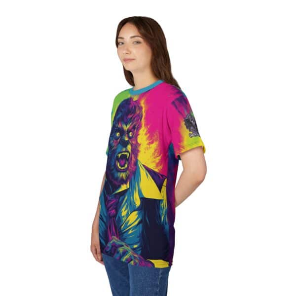 The Wolfman II Pop 60's Art Style Tee Unisex (AOP) - Image 18