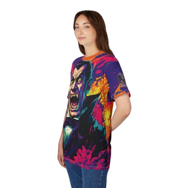 Dracula Pop 60's Art Style Tee Unisex (AOP) - Image 38