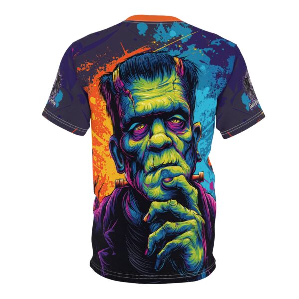 Frankenstein Pop 60's Art Style Tee Unisex (AOP) - Image 28