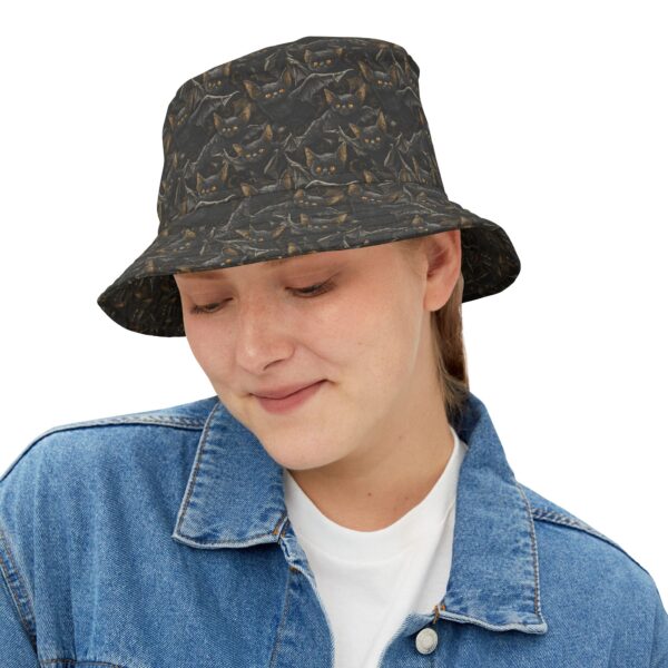 Spooky Cat Bucket Hat - Halloween Fashion Accessory - Image 9