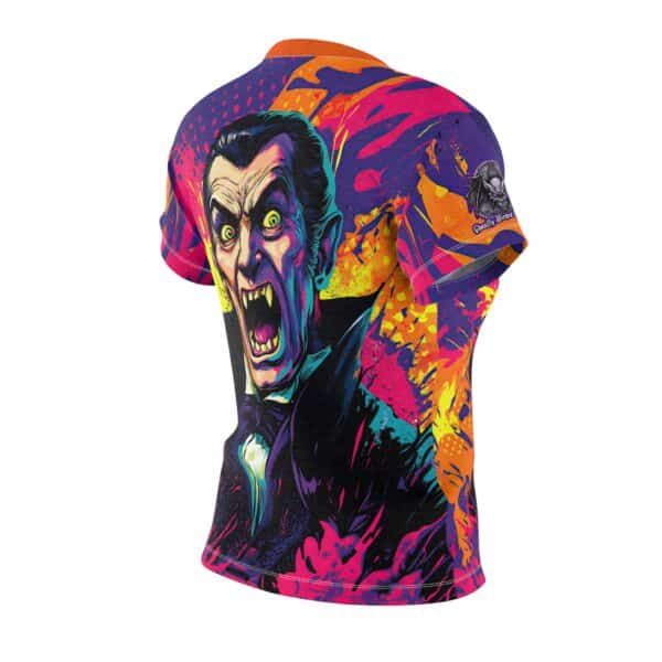 Dracula Pop 60's Art Style Woman's Tee (AOP) - Image 9