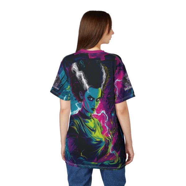 Bride Of Frankenstein Pop 60's Art Style Tee Unisex (AOP) - Image 34