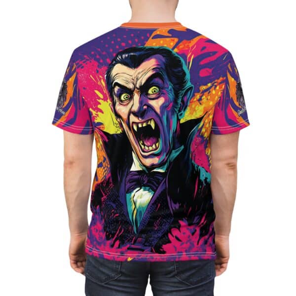 Dracula Pop 60's Art Style Tee Unisex (AOP) - Image 32