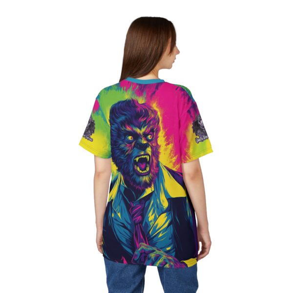 The Wolfman II Pop 60's Art Style Tee Unisex (AOP) - Image 14