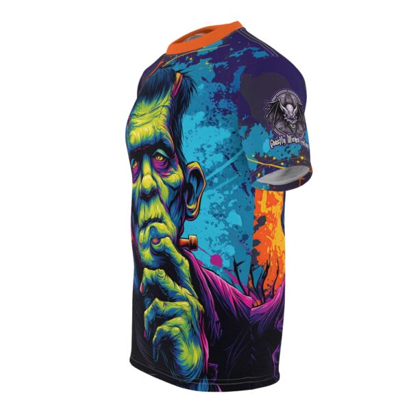 Frankenstein Pop 60's Art Style Tee Unisex (AOP) - Image 23