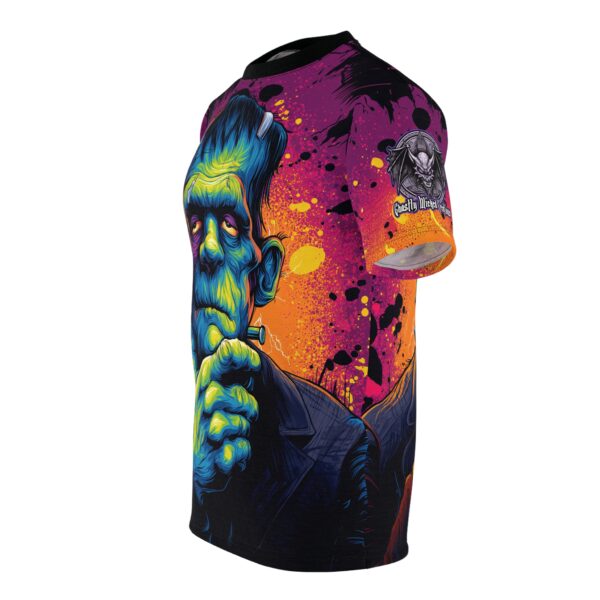 Frankenstein II Pop 60's Art Style Tee Unisex (AOP) - Image 17