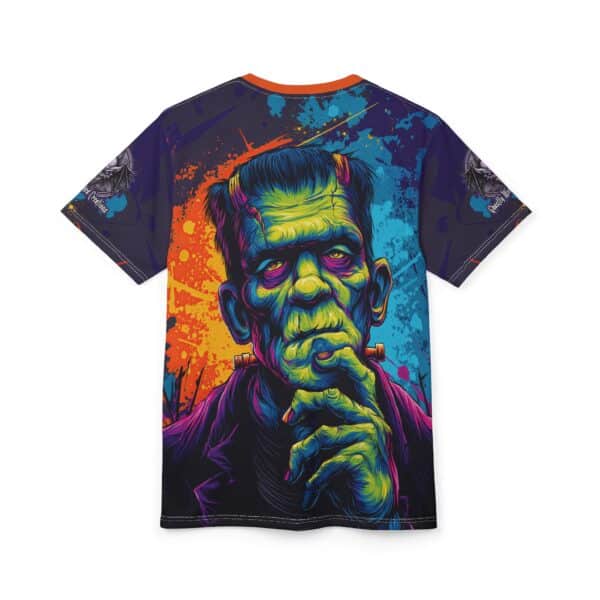 Frankenstein Pop 60's Art Style Tee Unisex (AOP) - Image 27