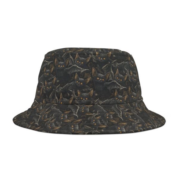 Spooky Cat Bucket Hat - Halloween Fashion Accessory - Image 4