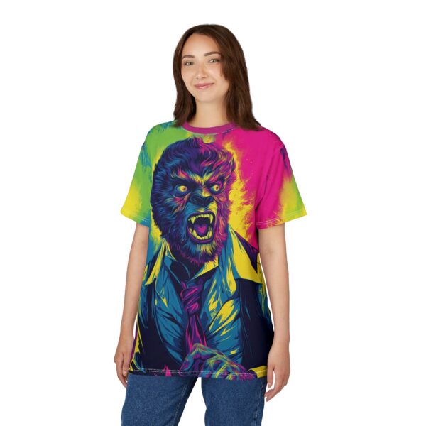The Wolfman II Pop 60's Art Style Tee Unisex (AOP) - Image 31