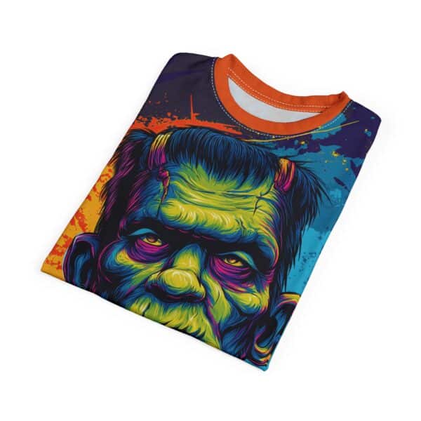 Frankenstein Pop 60's Art Style Tee Unisex (AOP) - Image 40