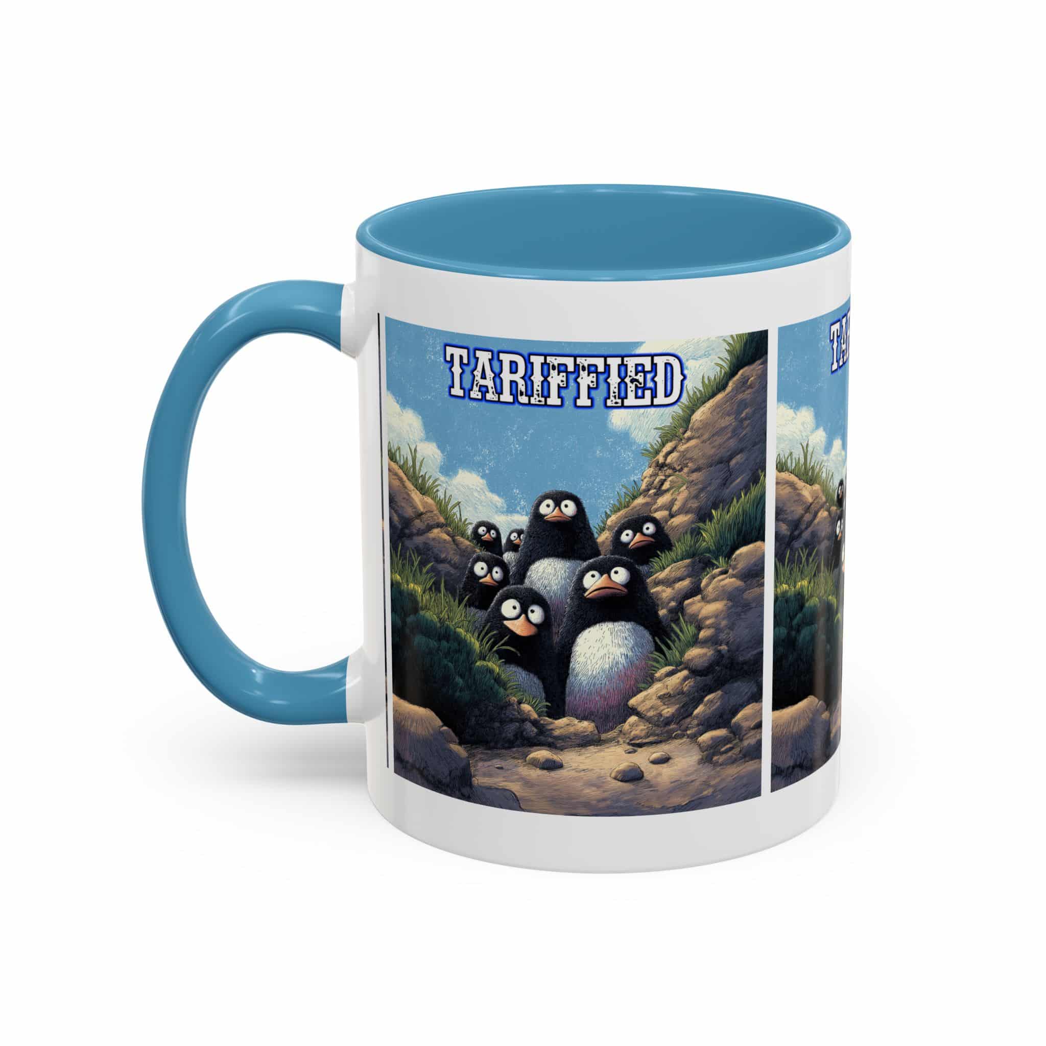 Tariffied Accent Coffee Mug (11, 15oz) - Tariff Fear Is Real - Image 3
