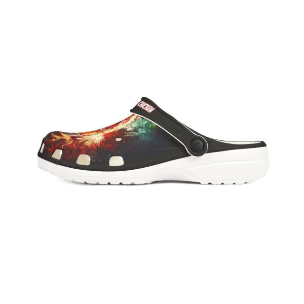 Cannibalistic Chicken Band Design Clog Shoes - Image 13