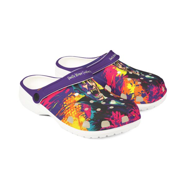 Dracula Pop 60's Art Style Clog Style Shoes - Image 11