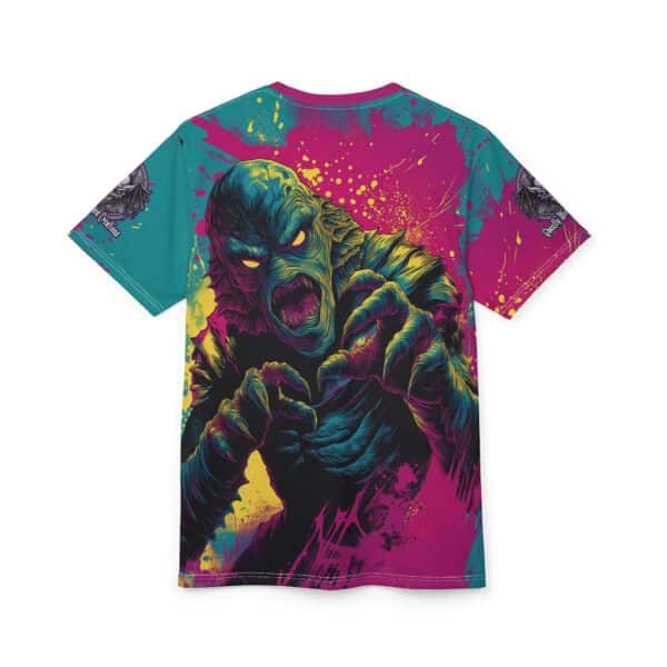 The Creature From The Deep Pop 60's Art Style Tee Unisex (AOP) - Image 27
