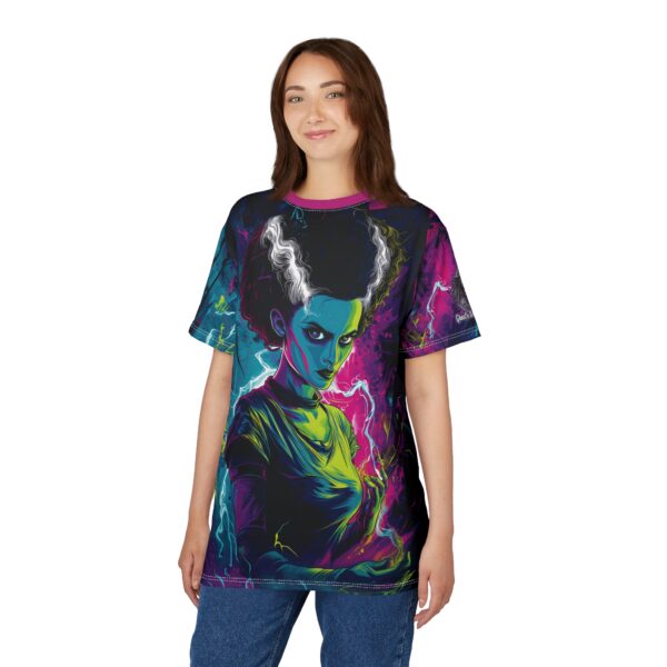 Bride Of Frankenstein Pop 60's Art Style Tee Unisex (AOP) - Image 31