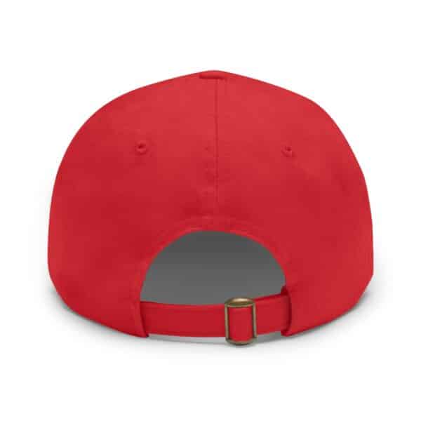 Cannibalistic Chicken Band Artistic Round Leather Patch Dad Hat - Stylish Casual Cap - Image 13