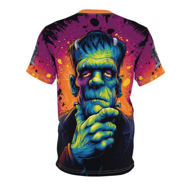 Frankenstein II Pop 60's Art Style Tee Unisex (AOP) - Image 22