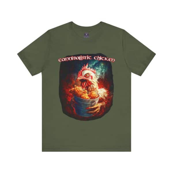 Cannibalistic Chicken Band Tee Alt Logo Font - Image 49
