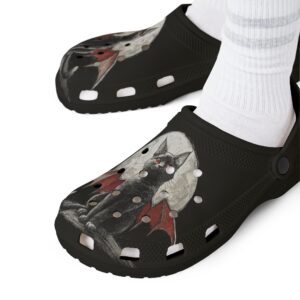 Scary Cute Halloween Bat Cat EVA Foam Shoes - Clog Style