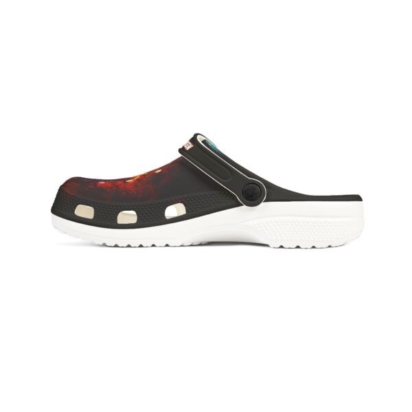 Cannibalistic Chicken Band Design Clog Shoes - Image 14