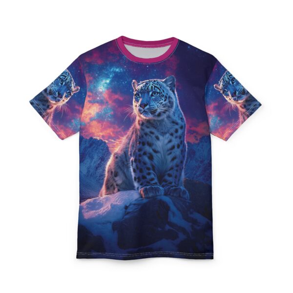Snow Leopard Unisex Tee by Wyldesigns - Wildlife Graphic T-Shirt #WD-D016 (AOP) - Image 31