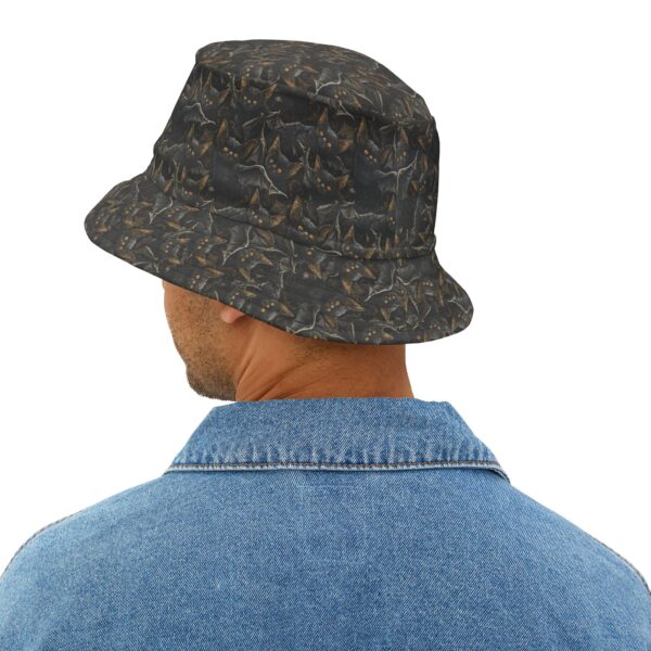 Spooky Cat Bucket Hat - Halloween Fashion Accessory - Image 7