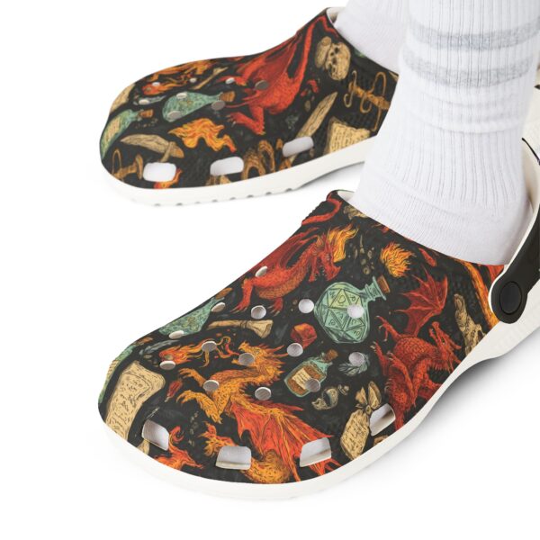 Epic Fantasy Dragon Pattern Clogs - Image 16