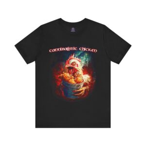 Cannibalistic Chicken Band Tee Alt Logo Font