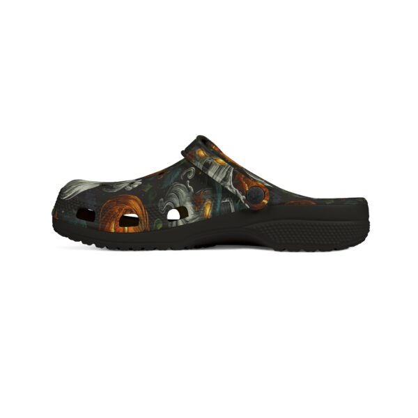 Halloween Ghosts & Pumpkins Pattern 1 Clog Style Shoes - Image 6