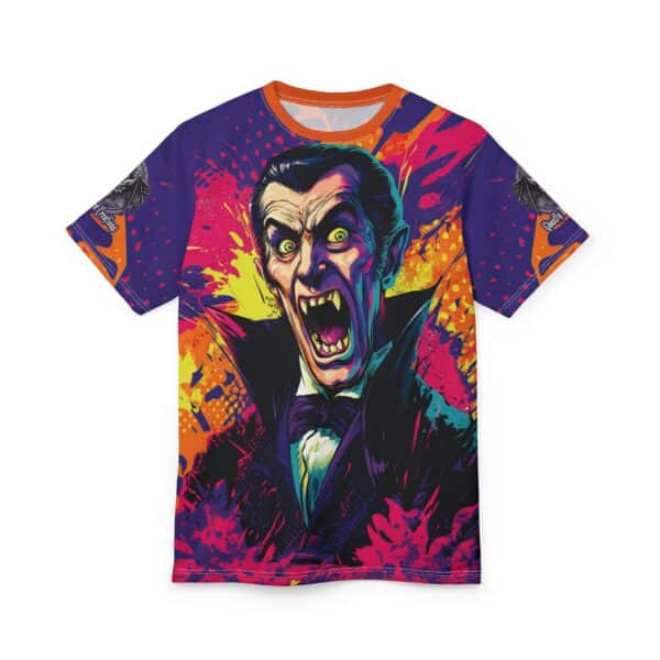 Dracula Pop 60's Art Style Tee Unisex (AOP) - Image 29