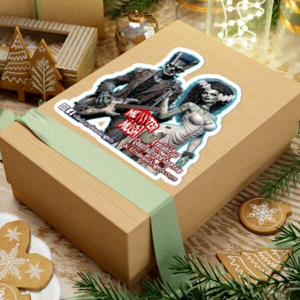 Monster Mosh Frankenstein Guitarist & Bride Singer Promo Style Sticker (Indoor) - Image 6