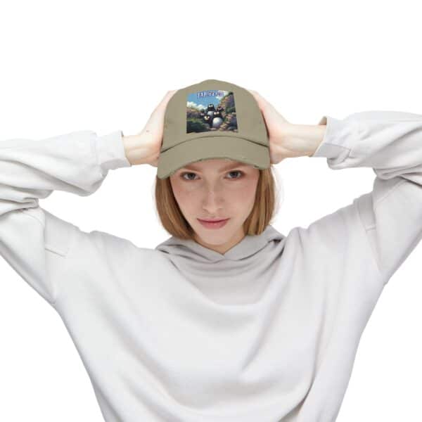 Tariffied Logo Distressed Cap - Tariff Fear Is Real - Image 35