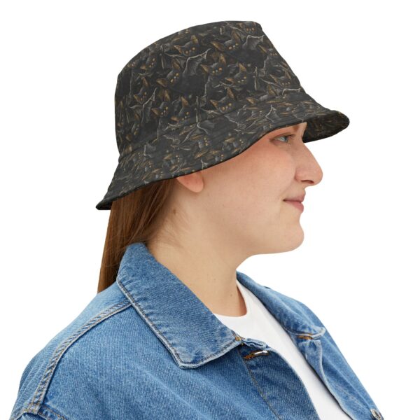 Spooky Cat Bucket Hat - Halloween Fashion Accessory - Image 11