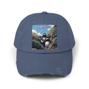 Tariffied Logo Distressed Cap - Tariff Fear Is Real