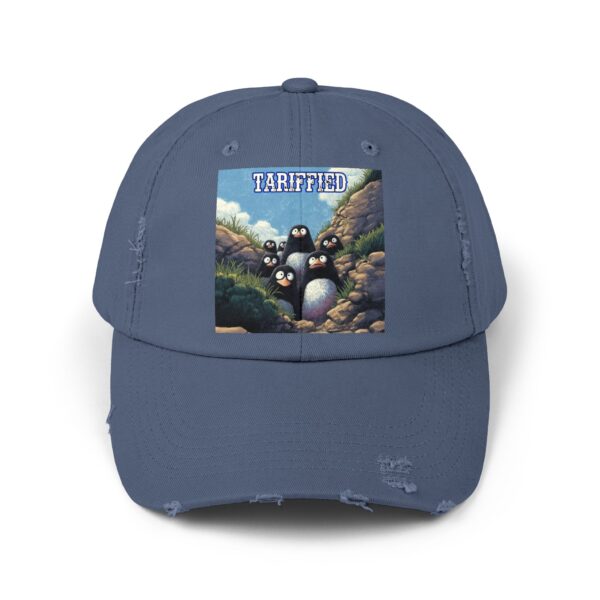 Tariffied Logo Distressed Cap - Tariff Fear Is Real