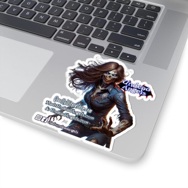 Undead Angels Zombie Police Officer Promo Style Sticker (Indoor) - Image 2