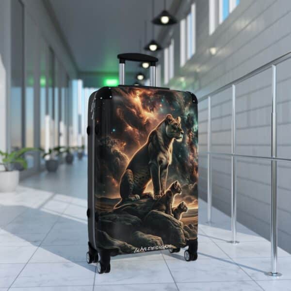 Lioness & Cubs WD-D010 By Wyldesigns Suitcase (3 Sizes) - Image 7