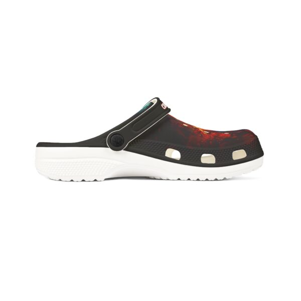 Cannibalistic Chicken Band Design Clog Shoes - Image 12