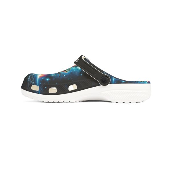 Cosmic Chameleon Design #WD-D004 By Wyldesigns - Clog Shoes - Image 14