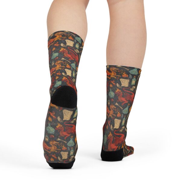 Sublimation Crew Socks - Epic Dragon Pattern D&D Inspired - Image 4