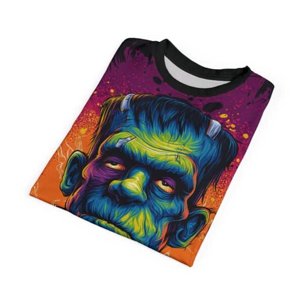 Frankenstein II Pop 60's Art Style Tee Unisex (AOP) - Image 20