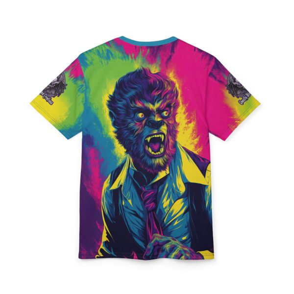 The Wolfman II Pop 60's Art Style Tee Unisex (AOP) - Image 8