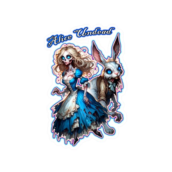 Ghastly Wicked Tales Alice Undead & White Rabbit Decal Sticker - Image 13