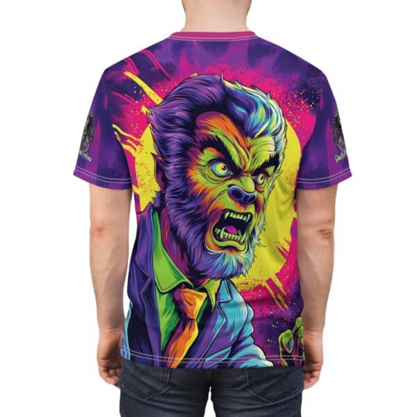 The Wolfman Pop 60's Art Style Tee Unisex (AOP) - Image 32