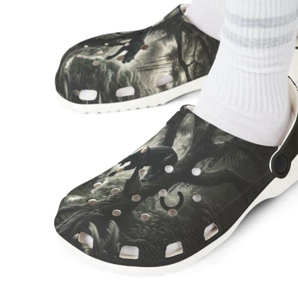 Black Panther WD-D003 By Wyldesigns - Clog Shoes - Image 16