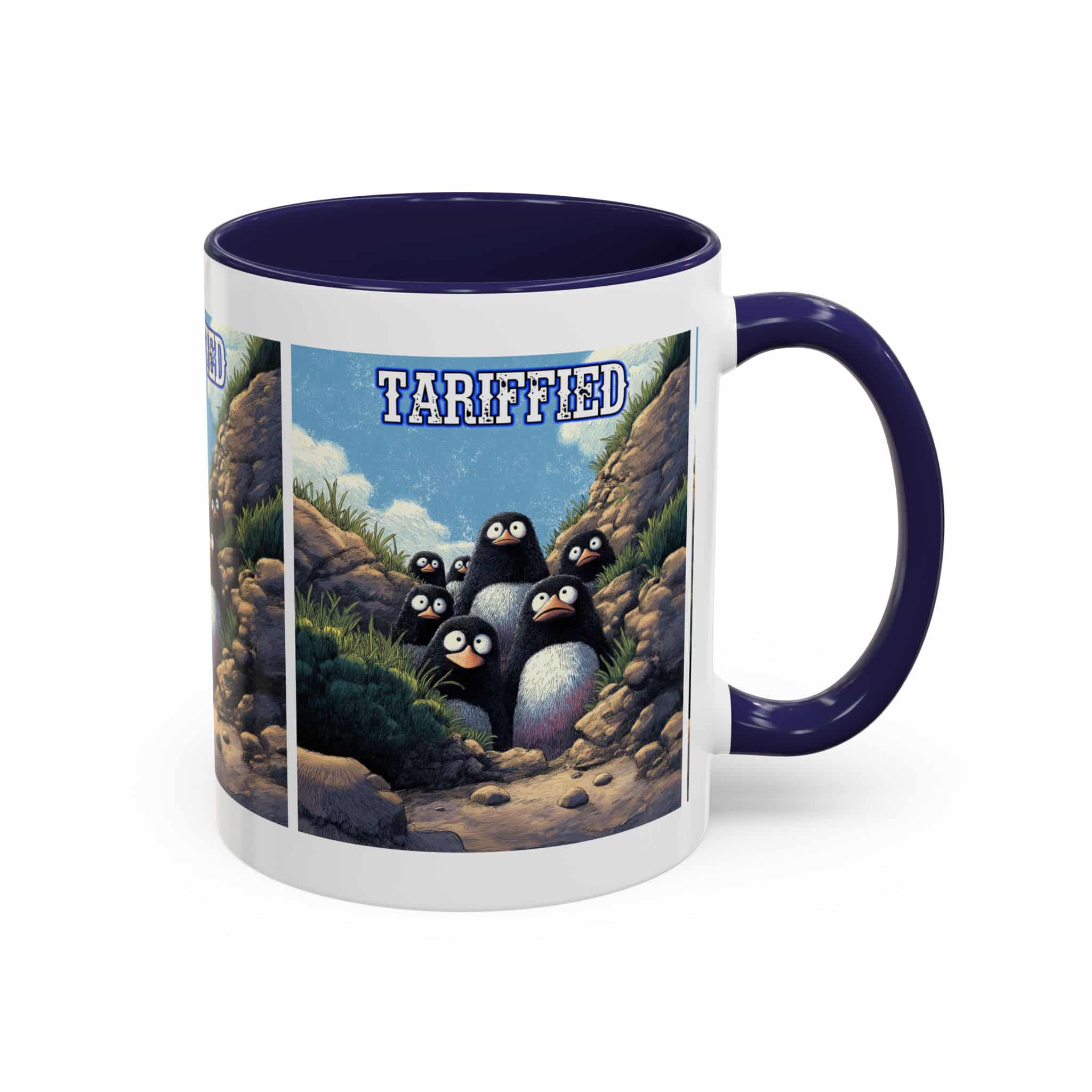Tariffied Accent Coffee Mug (11, 15oz) - Tariff Fear Is Real - Image 5