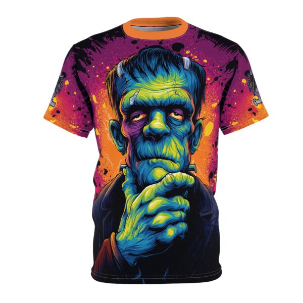 Frankenstein II Pop 60's Art Style Tee Unisex (AOP) - Image 21