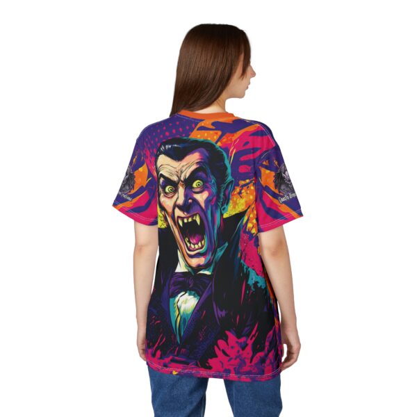 Dracula Pop 60's Art Style Tee Unisex (AOP) - Image 34