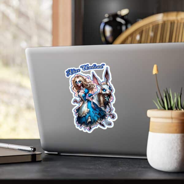 Ghastly Wicked Tales Alice Undead & White Rabbit Decal Sticker - Image 16